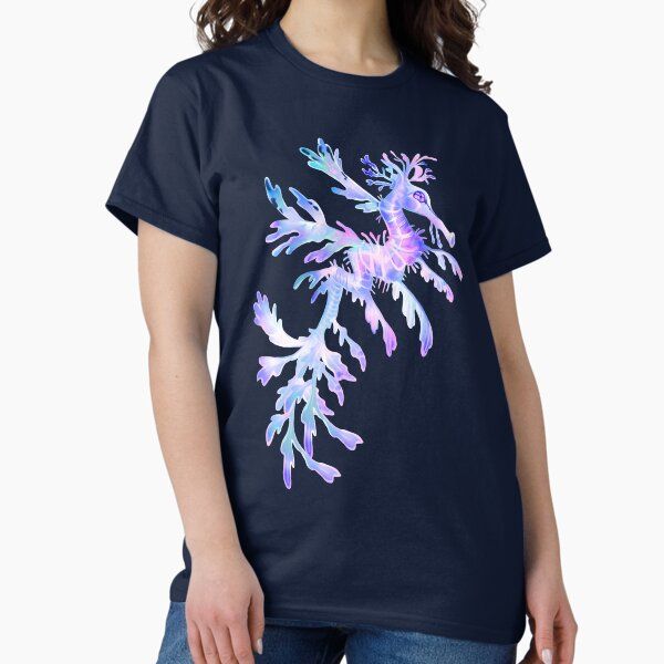 Dragons do Exist! Leafy seahorse Blueish