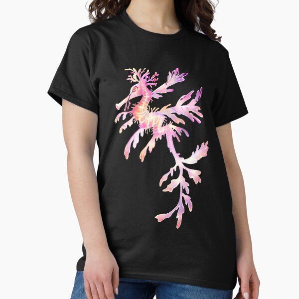 Dragons do Exist! Leafy seahorse pink